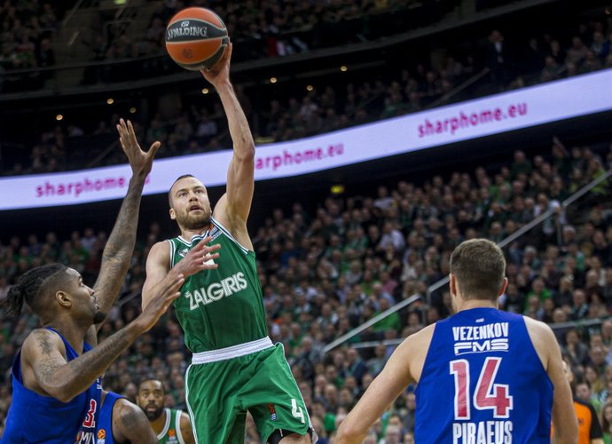 eurolyga zalgiris prieį Olympiacos